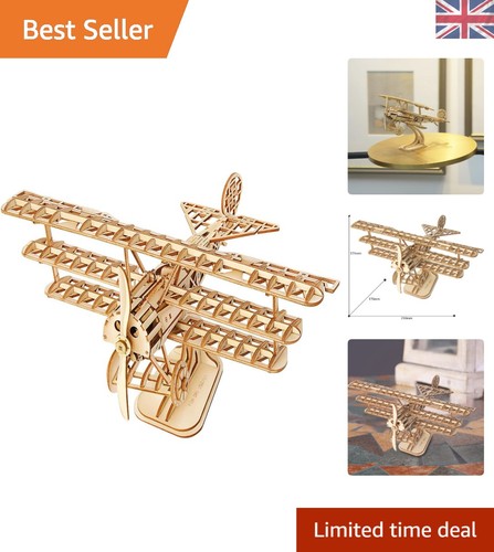 Wooden airplane puzzle kit - airplane,