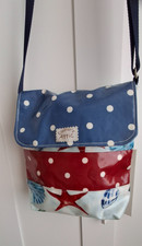 Eleanor's Attic Bag Oilcloth Crossbody  Shoulder Multicoloured Spots / Nautical