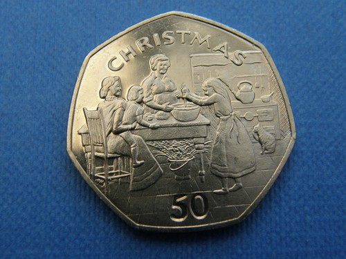 1998 isle man christmas 50p - isle, of
