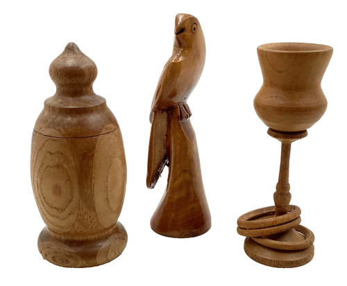 Vintage hand carved - carved, wooden