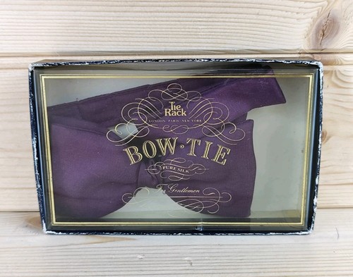 Purple pure silk - tie, by