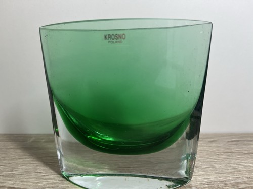 Krosno poland green glass - poland,