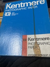 Vintage Sealed Kentmere VC Select Photographic Paper 8" x 10"  100 Sheets