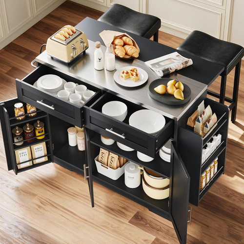 Kitchen island with - 56",