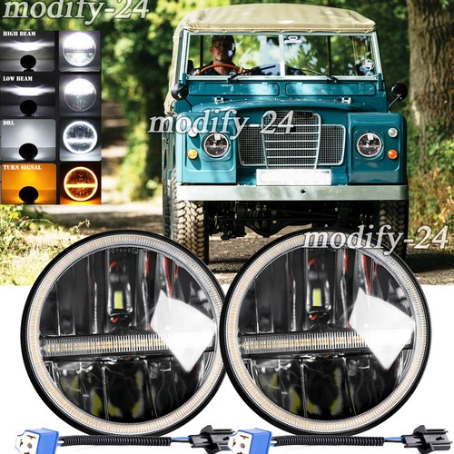 Round inch led headlights - round,