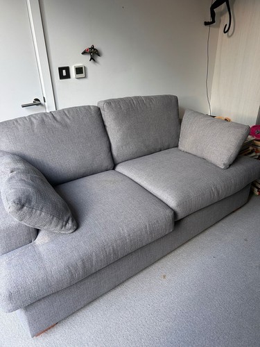 Dfs kinsey grey seater sofa - dfs, 2-seater