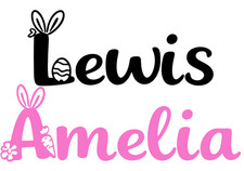 PERSONALISED EASTER Vinyl Name