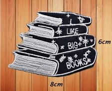 I LIKE BIG BOOKS EMBROIDERED