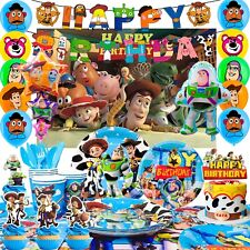 Toy Game Story Birthday Party Decorations Toy Story Tableware Balloons Supplies