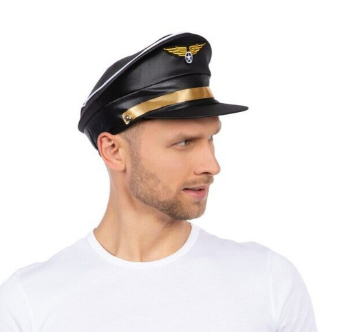 Captain pilot hat fancy dress - captain,
