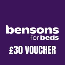 Bensons For Beds UK £30 Voucher *NO MINIMUM SPEND* Read description