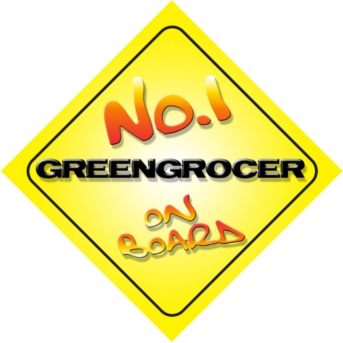 Greengrocer board car - no.1, on