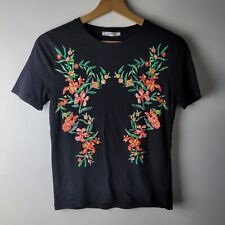 Zara Women Size S Black Floral