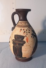 Museum Replica Greek Vintage  vase ceramic hand made/painted  an oinochoe