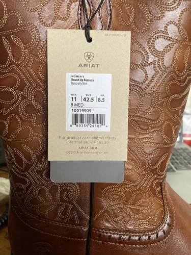Ariat western boot size - ,
