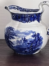 Antique Cauldon England Blue &