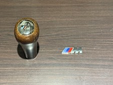 BMW Gear Shift Knob 6 Speed M Sport Wood Effect & M Badge