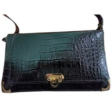 Vintage Black Genuine Leather