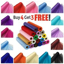 29CM x 25M Organza Fabric Roll Wedding Party Decor Chair Bows Table Runner Sash