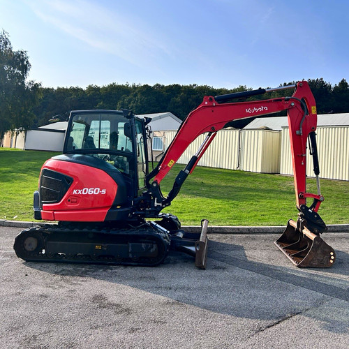 Kubota kx060 tracked mini - kubota, kx060-5