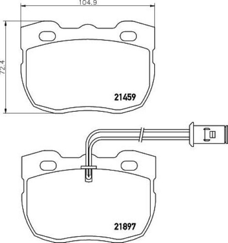 Fahren fbp0030 front brake - fahren,