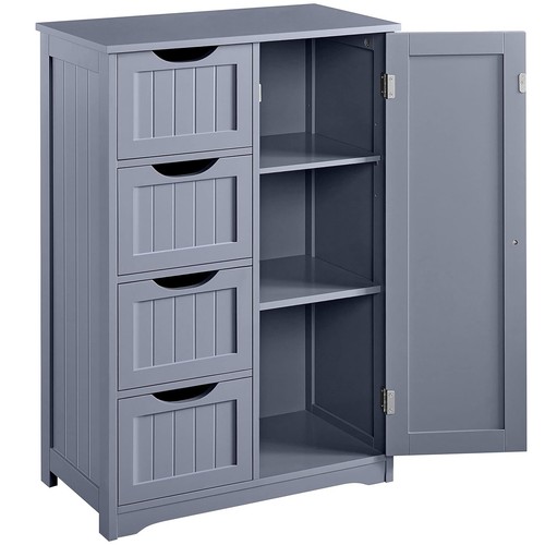 Bathroom wood cabinet storage - bathroom,
