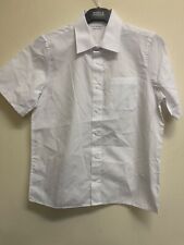 M&S School Boys Shirts Kids Short Sleeves Shirt Size 11-12 Years