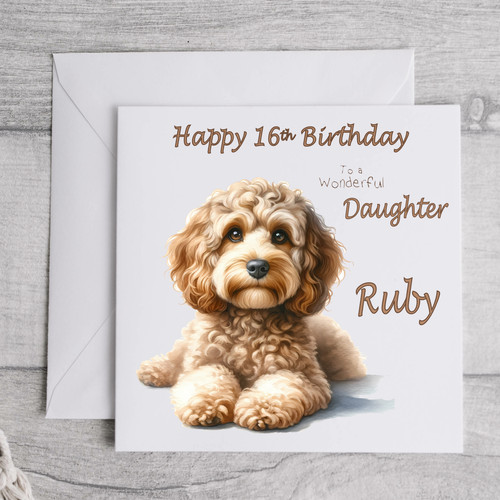 Cockapoo dog personalised - cockapoo,