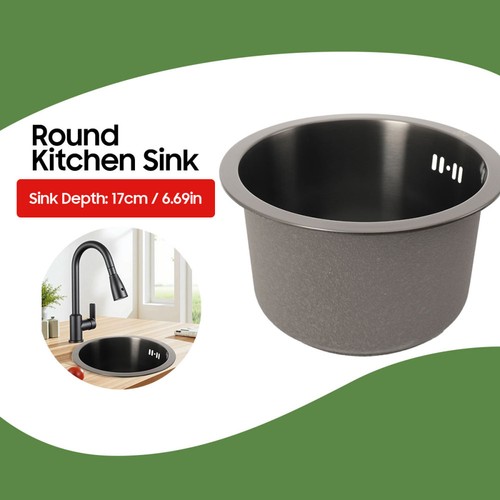 Mini round kitchen sink single - mini,