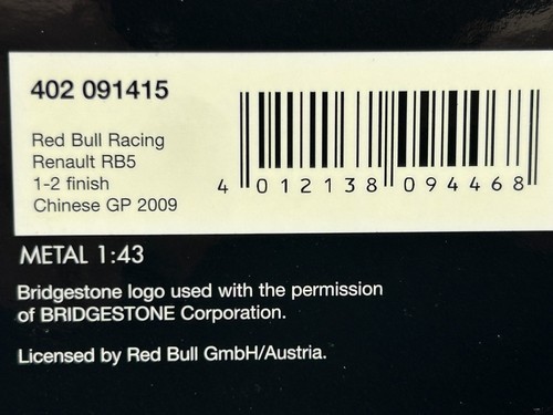 Minichamps 402 091415 - 402, bull