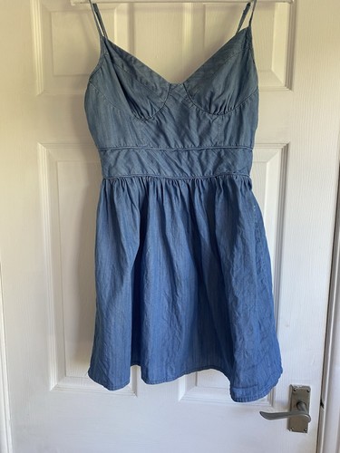 Cute denim sundress - denim,