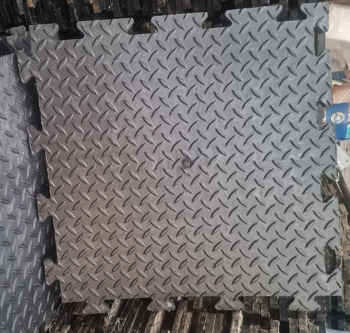 Interlocking rubber gym - rubber,