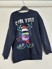 Boys Christmas Sweatshirt Age 6-7 Years ( Nutmeg )