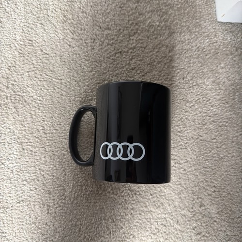 Audi emblem rings mug black - mug,