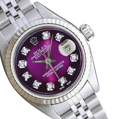 Rolex datejust purple - rolex,