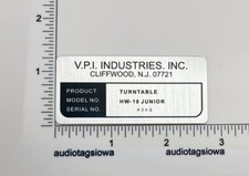 Vpi junior turntable - ,
