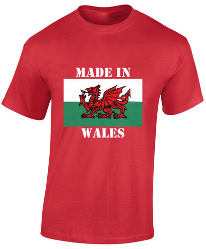 Made wales mens shirt - wales,