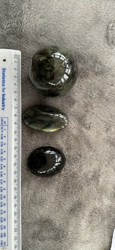 Labradorite sphere palm - &,