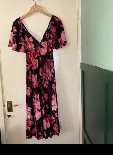 Asos black pink - asos, floral