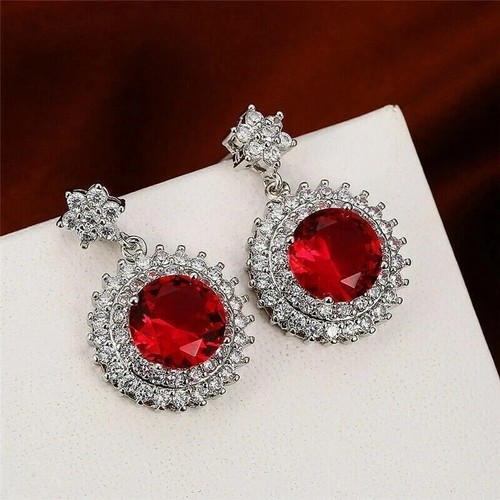 Round cut natural red - round,