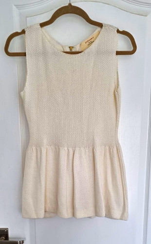 Zara knit white - white, solid