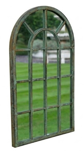 Round arch garden mirror - arch,