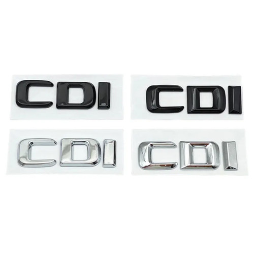 Abs letters cdi badge car - 3d,