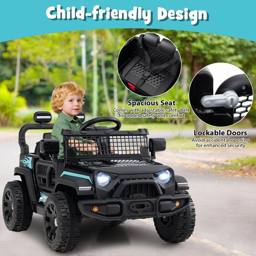 Black 12v battery powered kids - 12v,