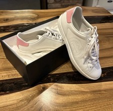 Gucci White and Pink Leather