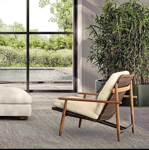 Minotti trio armchair - minotti,