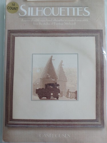 New unused silhouettes sepia - new,, unused,silhouettes,