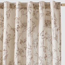  Floral Linen Curtains for