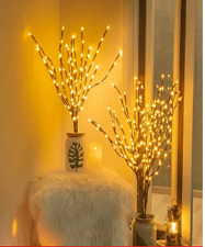 Twig Lights 20 LED Branch Light Up Willow Tree Branches Bedroom Home Party Decor