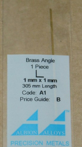 Albion alloys brass angle - alloys,